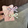 Simple Bow Hair Clip Colorful Sweet Hair Side Clips Elegant Duckbill Clip Hair Accessories