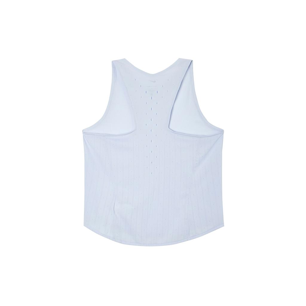Nike Aeroswift V-Neck Mesh Breathable Sleeveless Tank Top Women Tops Football-Grey Obsidian FN2504-085