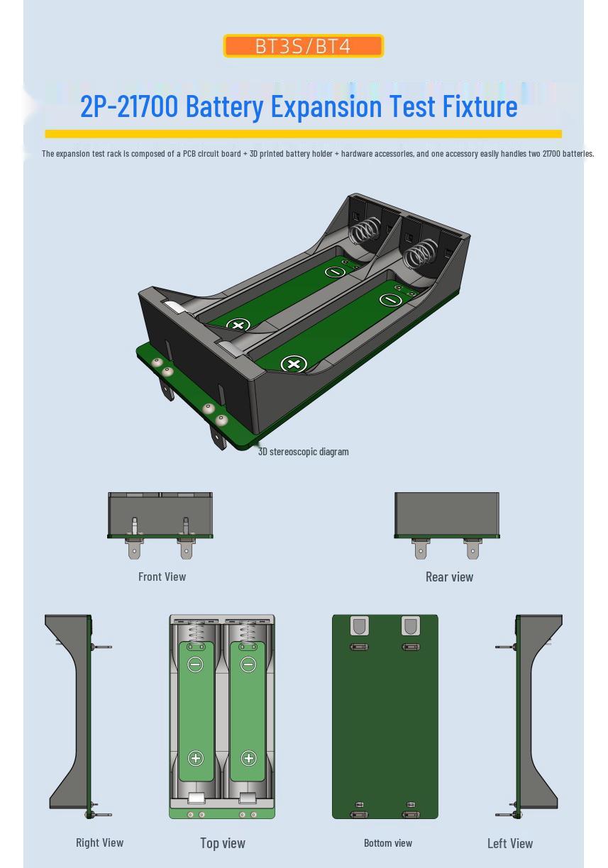BT3S 4-Channel 18650 Lithium Battery Capacity & Resistance Tester with Integrated Charging/Discharging