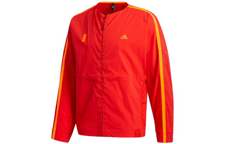 Adidas Originals Jackets Men s Bright Pink Red Fluorescent Crew Neck Moderate Other GJ5101 XL