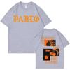 Rapper Grafik Print Herren T-Shirt THE LIFE OF PABLO T-Shirt Sommer Herren Damen Hip Hop Mode Locker Übergroß Kurzarm T-Shirts