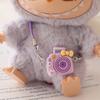 Labubu Pendant Sitting Party Doll Sweater Yarn Skirt Hat Shoes