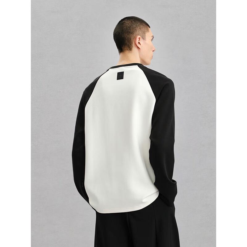 GXG Men's Textured Contrast Long Sleeve T-shirt