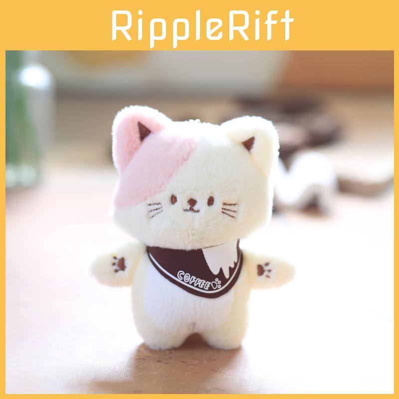 Adorable Plush Bear Keychain Cute Cartoon Animal Toy Soft Bag Charm Accessory