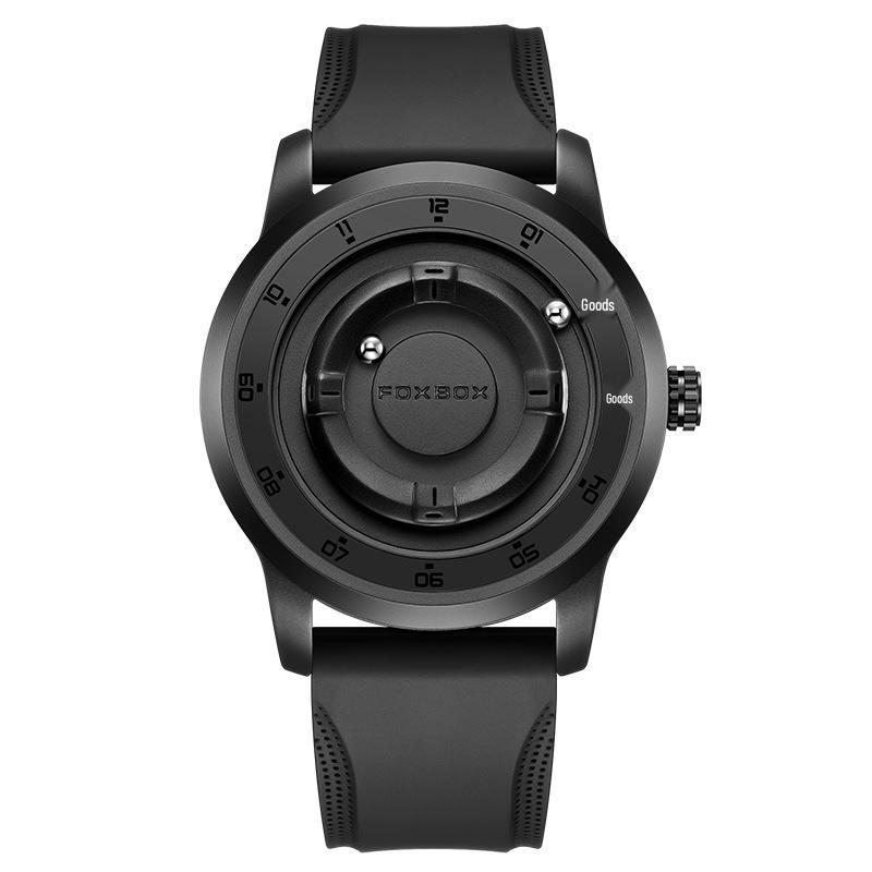 

Men s Magnetic Levitation Glassless Watch - Waterproof, Creative Design, Black Technology Fashion Accessory