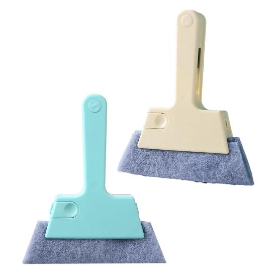 1/2/3Pcs Cleaning Cloth Groove Cleaning Brush Window Track Cleaner Brush Handheld Groove Cleaning Tool with Sponge Bristles