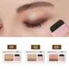 Palette d'ombres à paupières bicolores scintillantes avec 5 à 8 teintes polyvalentes et pinceau