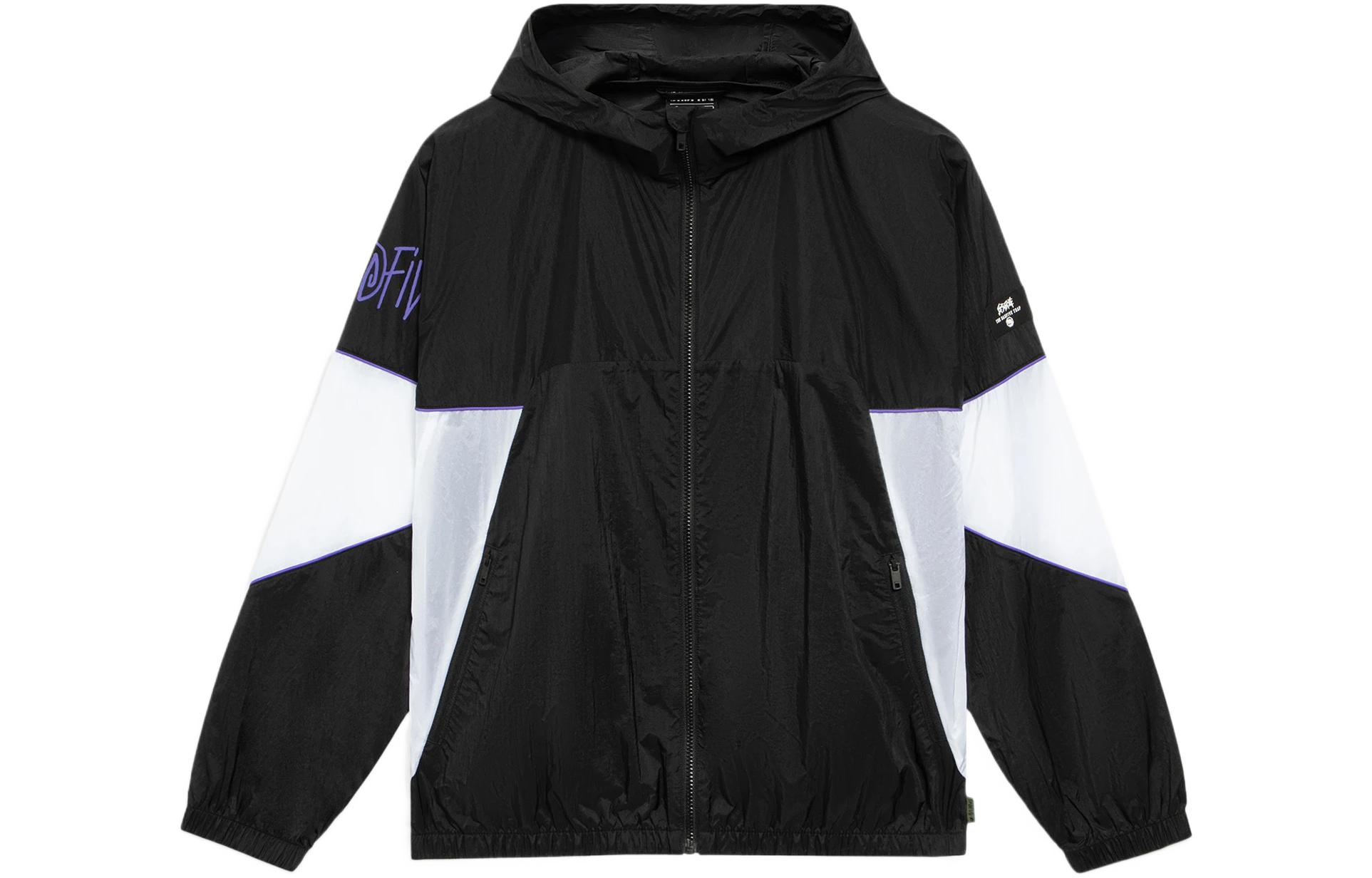 Li Ning BADFIVE Jackets Men s Black Hooded Moderate Other AFDS361-1 L