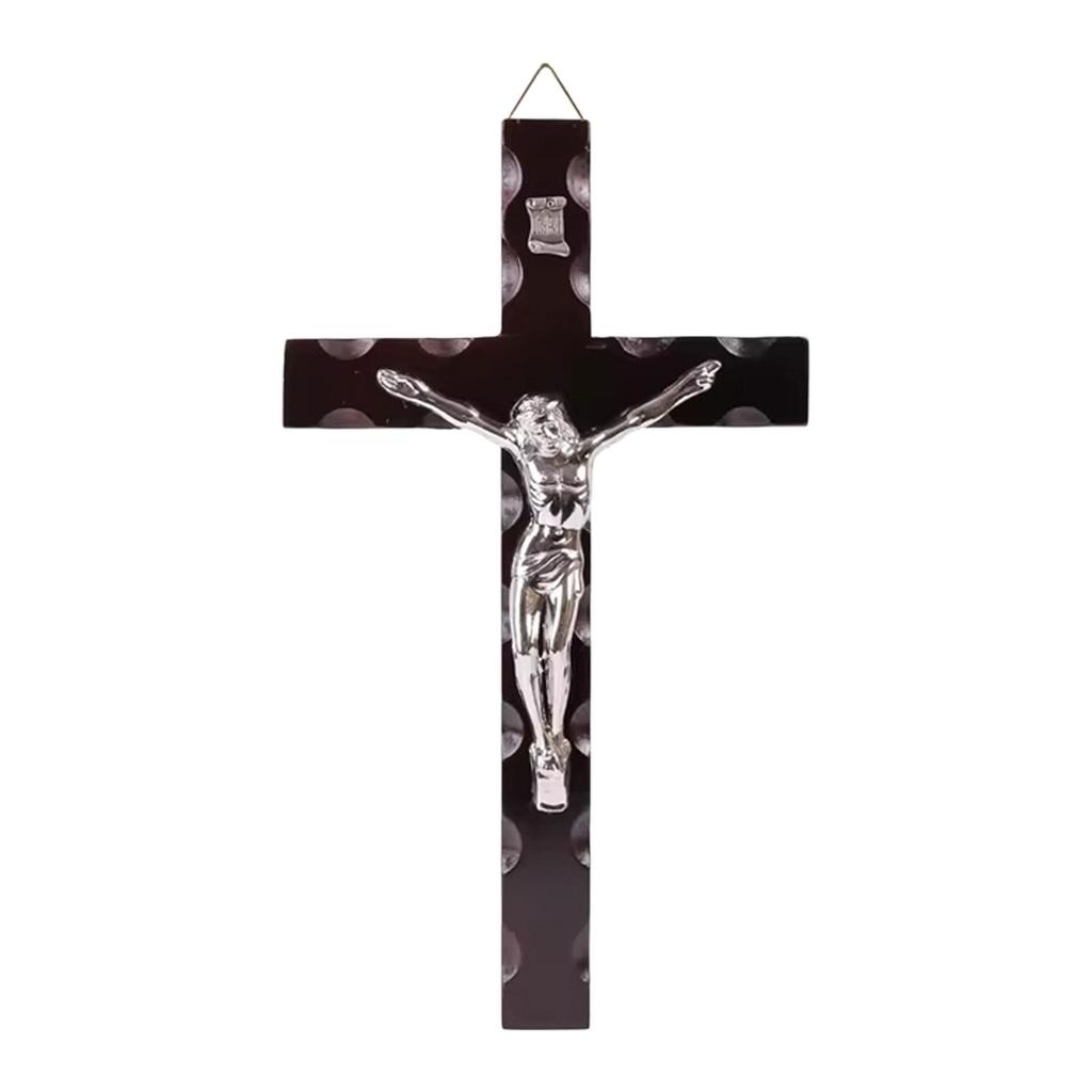 Wood Wall Crucifix Cross Jesus Crucifix for Thanksgiving Office Christmas