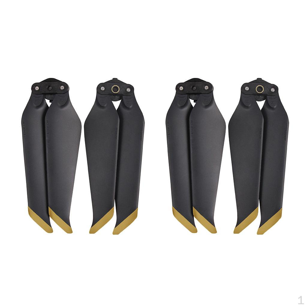 

2 Pairs Low Noise Propeller Prop for / Parts золотистий