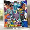 Anime D-Dragon Ball Game Cartoon Flannel Blanket,Ultra Soft Warm Plush Throw for Home Bedroom Bed Sofa Cover Office Camping