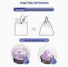 Miao Jie Extra Thick Purple Drawstring Trash Bags, Medium Size (45x50cm), 54 Count, 1.2 Mil