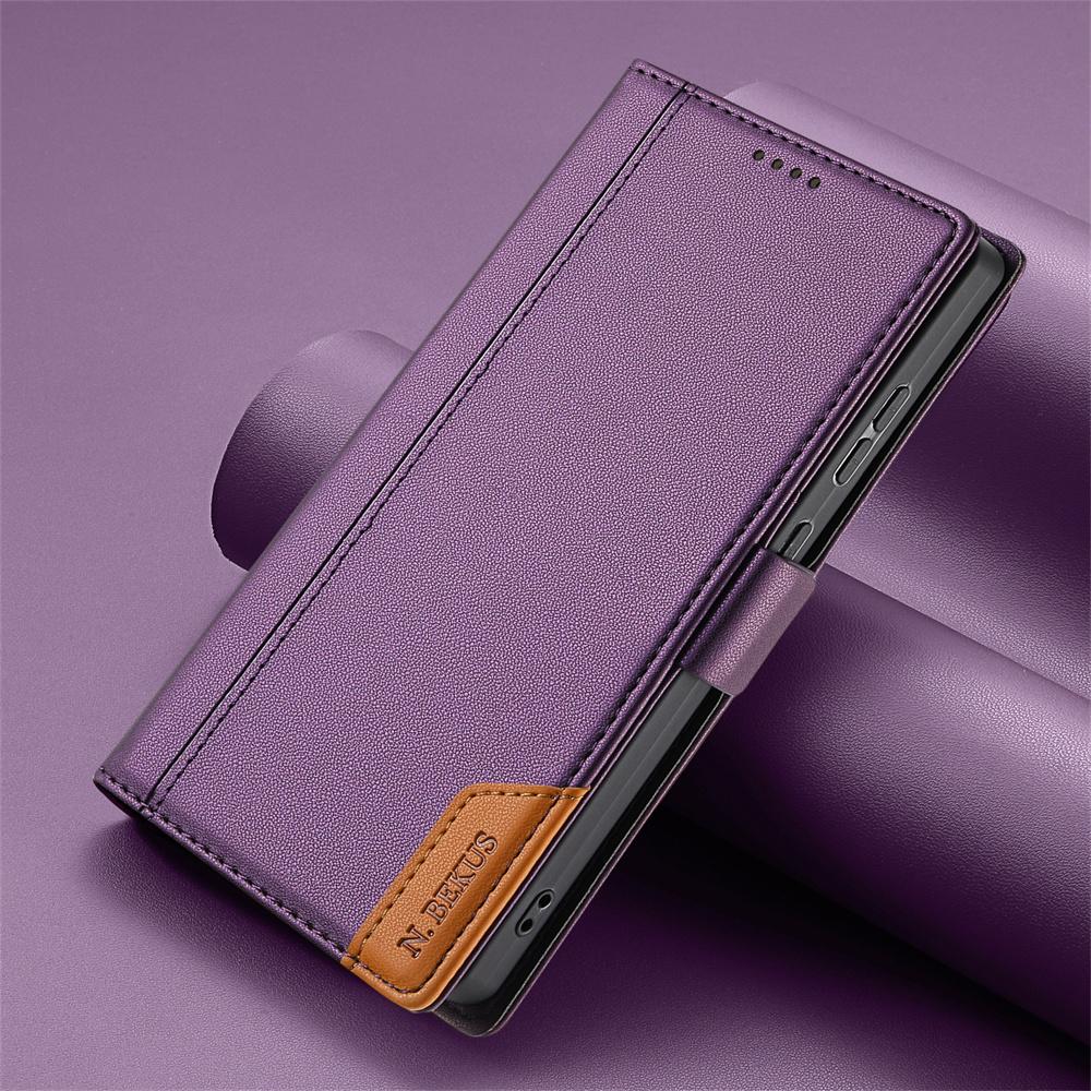 Flip Leather Phone Case for Samsung Galaxy S25 Edge S24 FE S23 Ultra S22 Plus A17 A07 A16 A36 A56 A26 A54 Magnetic Wallet Cover