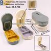 7-Day Round Petal Pill Box: Compact 7-Grid Medicine Organizer for Travel
