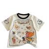 Girls Summer Short Sleeve T Shirt Cute Cartoon Print Comfortable Breathable Top