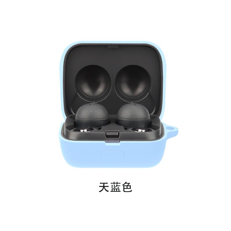 Silicone Bluetooth-compatible Headphone Protective Cover Solid Color Soft Shell Compatible For