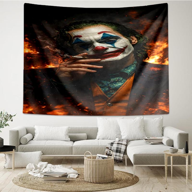 Jo-ker In Green Suit Tapestry, Unique Design Tapestry, Wall Decor for Bedroom,Livingroom, Playroom,Heartwarming Fan Holiday Gifts