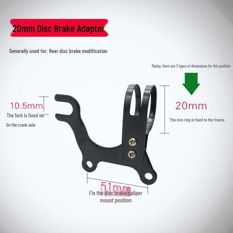 Bicycle Disc Brake Caliper Modification Bracket