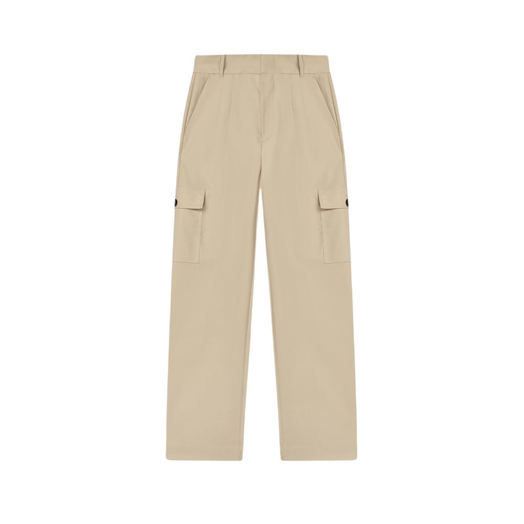 New FILA Casual Pants Women's Stone Sand Khaki F11W425805FLK