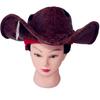 Adult Brown Pirate Captain Cap Holiday Party Vintage Tricorn Hat Pirate Cowboy Hat  Men Headwear