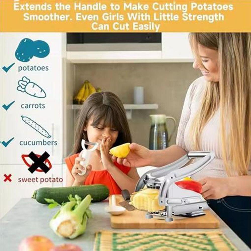 Stainless Steel Potato Slicer 36/64 Hole French Fries Cutter Machine Manual Potato Cutter  Potato