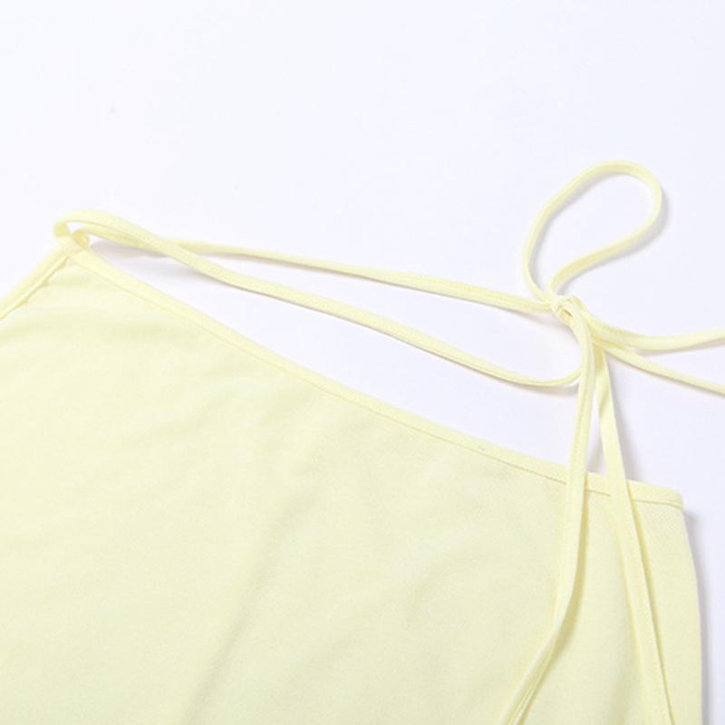 Dámské sexy soupravy na šaty bez zad Party Club Elegantní top a sukně se zapínáním na knoflíky, 2dílné soupravy bandáží