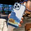 Clear Landscape Phone Case For iPhone 13 Pro Case iPhone 14 15 Pro Max 11 12 Pro XR XS X 7 8 13 12 Mini SE Anime Scenery Cover