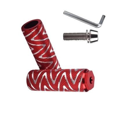 Aluminum Mountain Bike Rear Foot Pegs Stability Motor Bike Folded Footrest for Mountain Bike