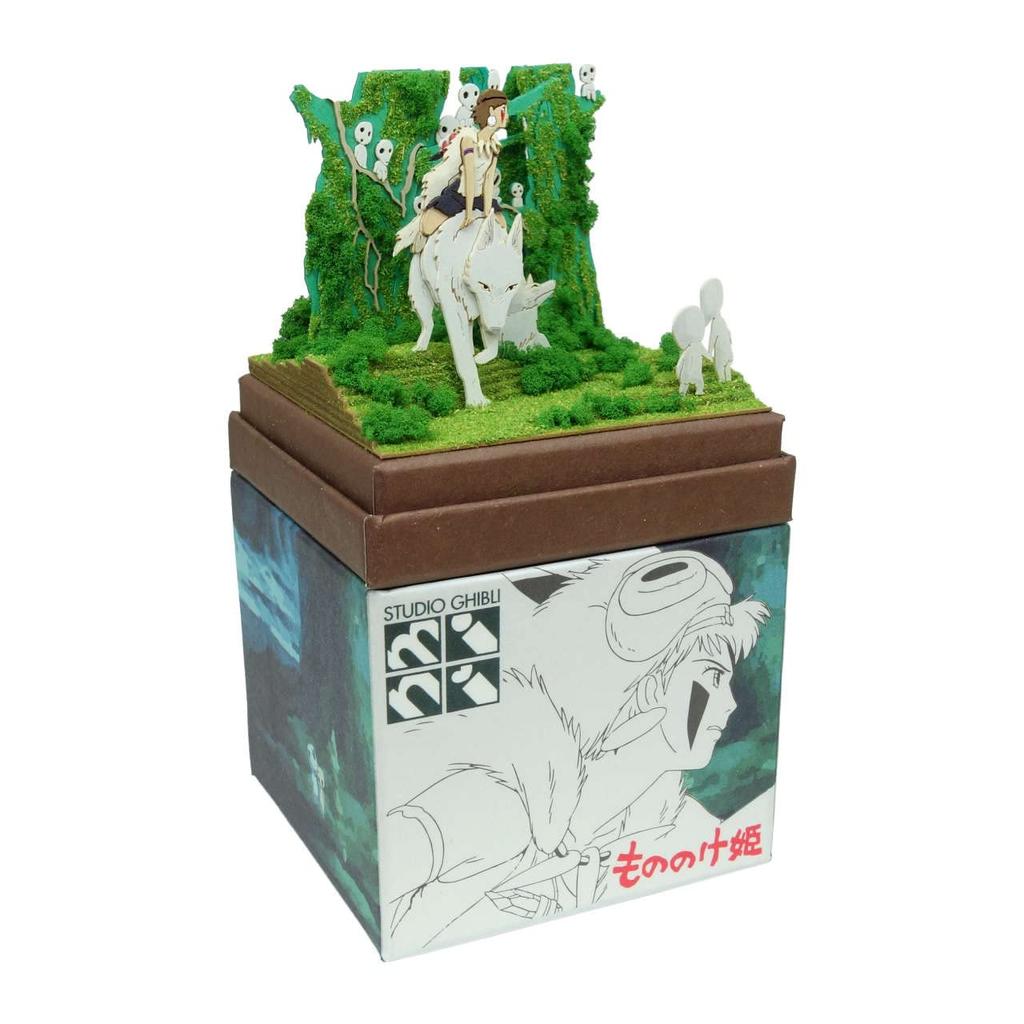 OJOP Sankei Studio Ghibli Mini Princesa Mononoke Bosque de los Espíritus Artesanía de Papel MP07-138