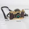 Realistic Portable Photography Accessory Antique Designed Decorative Studio Camera Piece Portable Resin Camera Props