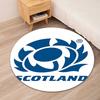 Scotland Rugby Printed Round Rug Carpet Chair Rug Area Rug Entryway Doormats,for Office Chair Living Room Bedroom Kitchen Room.