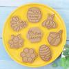 3D Bee Cartoon Cookie Cutters 8Pcs Plastic DIY Baking Mould Fondant Biscuit Cutter Set Home Kitchen Pastry Baking Tools Supplies