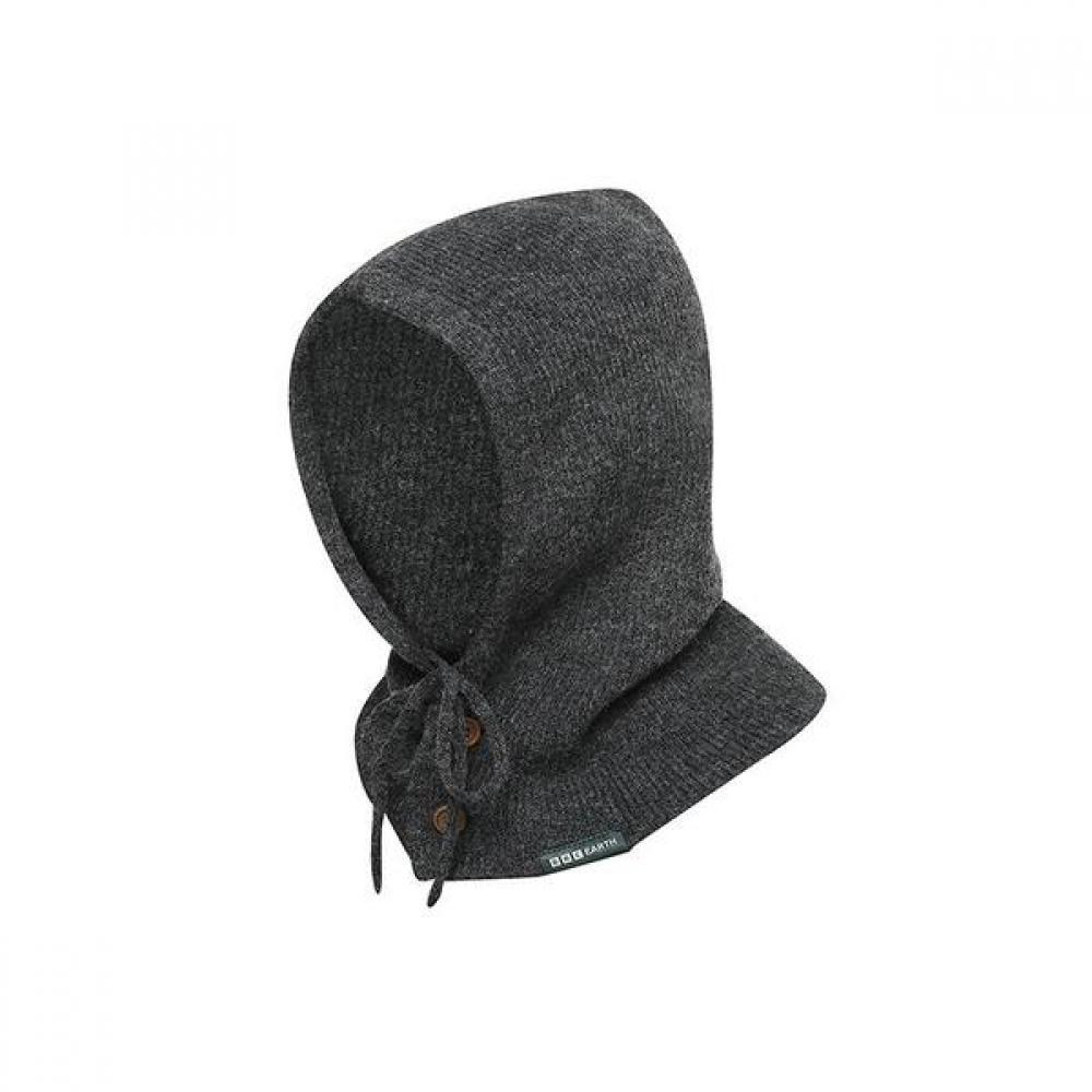 Bbc Earth Вязаная балаклава с пуговицами Угольный FRE