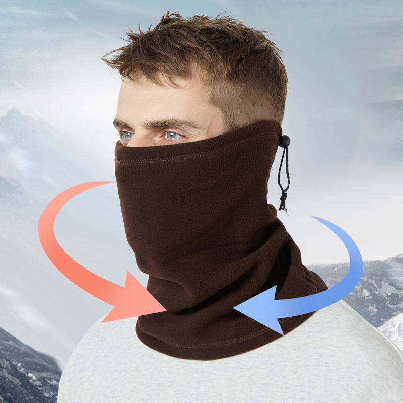 Winter Warm Cycling Headgear Scarf Polar Fleece Neck Ear Warmer Masks Fishing Skating Running Sport Scarf For Camping Hiking