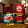 Brand Burger King Cushion Cover Decorative Cushions Covers Cover Sofa X Pillow  Piece X X Pillowcase
