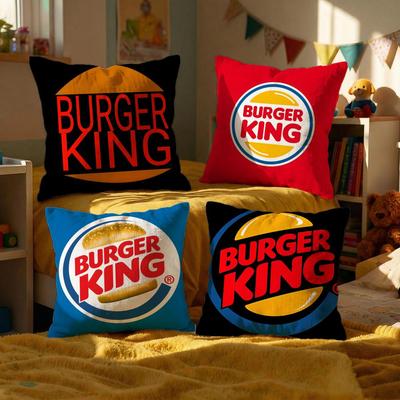 Brand Burger King Cushion Cover Decorative Cushions Covers Cover Sofa 50X50 Pillow 4 Piece 45X45 40X40 Pillowcase