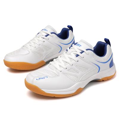 Men Women Summer Sports Shoes Breathable Badminton Women, Professional Training Shoes, Shock Absorbing Table Tennis