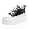 Casual little white shoes women's 2025 new daily versatile sports thick sole inner height increase little white shoes fashion trendy cool style
