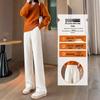 Women's High-Waisted Velvet Chenille Wide-Leg Pants - Petite Autumn/Winter Casual