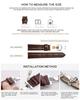 BINLUN Push-Down Type D-Buckle Stainless Steel Watch Buckle Leather Watch Band Replacement Clasp for