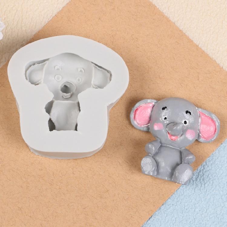 Food Grade Resin Soap Making Mould Safe Silicone Mold Lovely Cartoon Animal Charm Design Baking Craft Tool