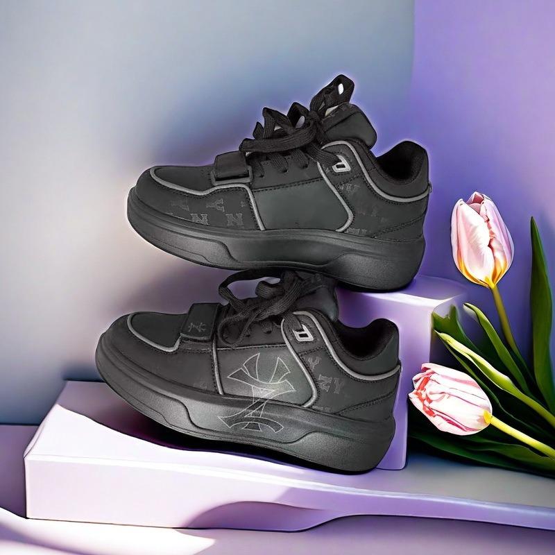 Niche board shoes men's spring new versatile casual white shoes platform letter shoes