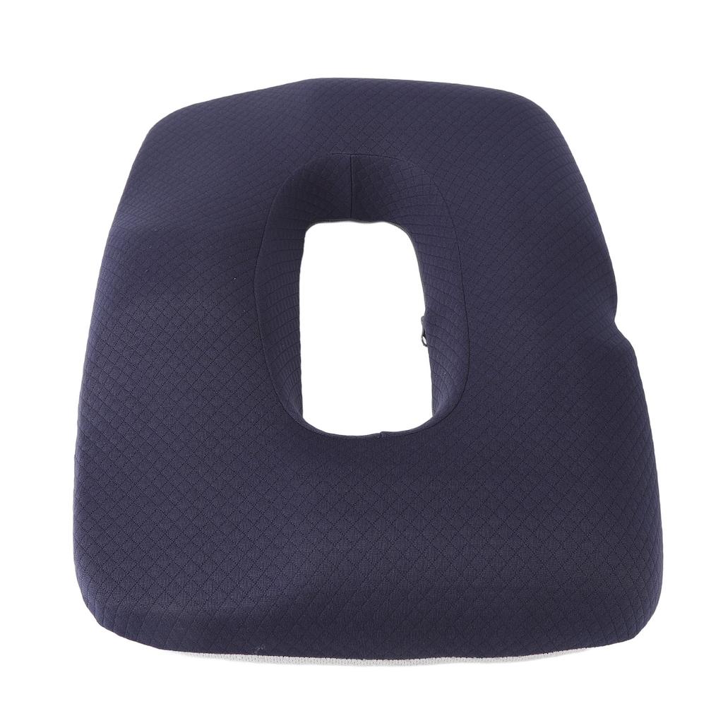 Seat Cushion Comfortable Memory Foam Breathable Versatile Hollow Seat Cushion for Office Car Home Navy Blue