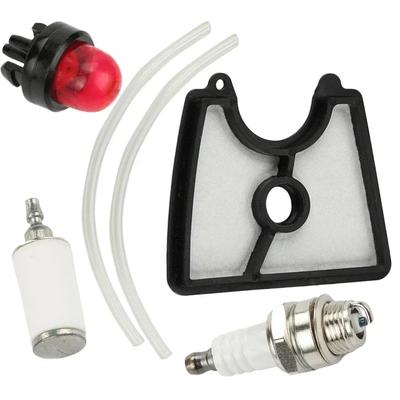 Air Fuel Filter Line Primer Bulb Spark Plug Kit For Husqvarna 125B 125BVX 125BX Blower Engine Replacement Spare Parts