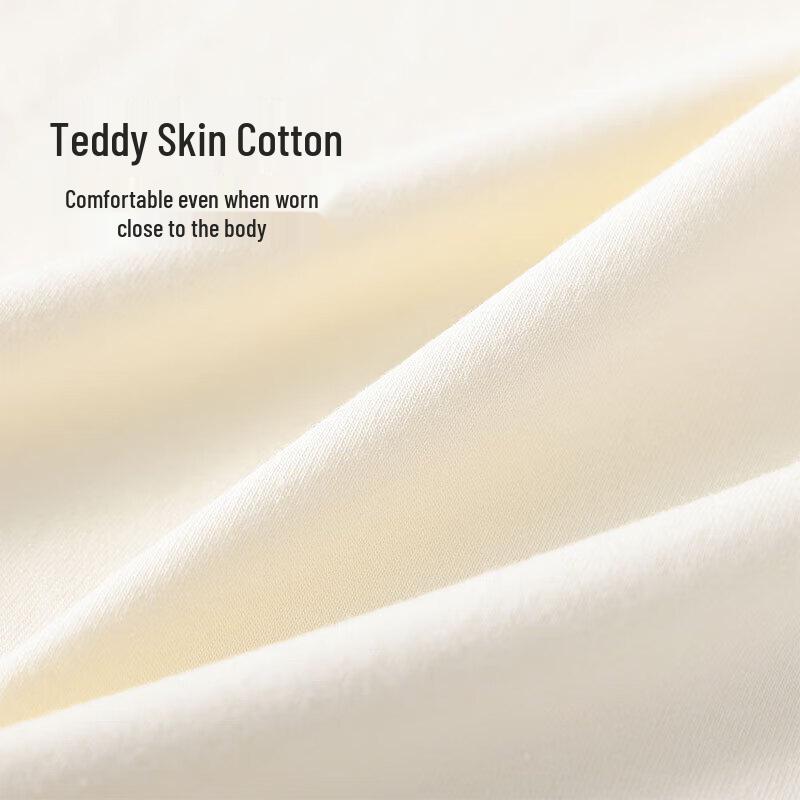 Classic Teddy Girls' Stretchy High-Neck Long-Sleeve T-Shirt