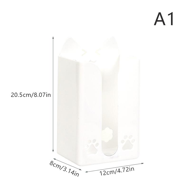 

Коробка для салфеток для кошек, кухонная коробка для перфорации бумаги, настенный держатель для бумажных полотенец, креативная простая пластиковая гигиена