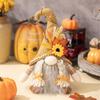 Stylish Glowing Hat Doll Ornament Beautiful Glowing Doll Ornament with Bendable Hat for Thanksgiving Pleasure