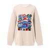 Women's Fashion Long-Sleeve Pullover Sweatshirt With Fun Movie-Themed Print