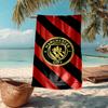 Serviette de Plage Ultra-Douce sur le Thème de Manchester City, Idéale pour la Piscine - le Camping, la Plongée - Essentiel de Voyage Parfait, Serviette de Plage Vibrante.