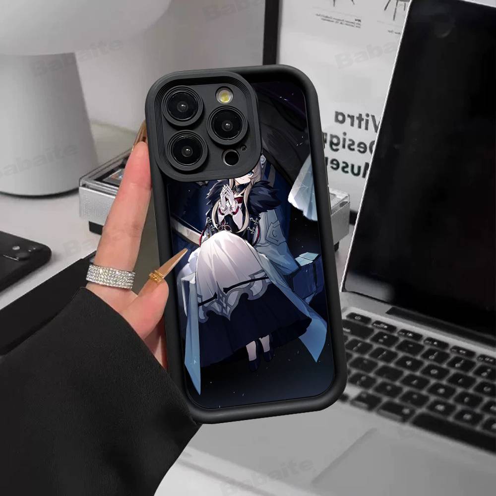 Game Genshin Impact Sandrone For iPhone 17 16 15 14 13 12 11 Pro Max Plus Phone Case Covers